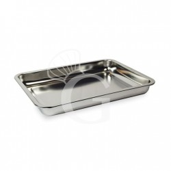 Piatto per pesatura frutta con dimensioni L 395 mm x P 295 mm x H 50 mm