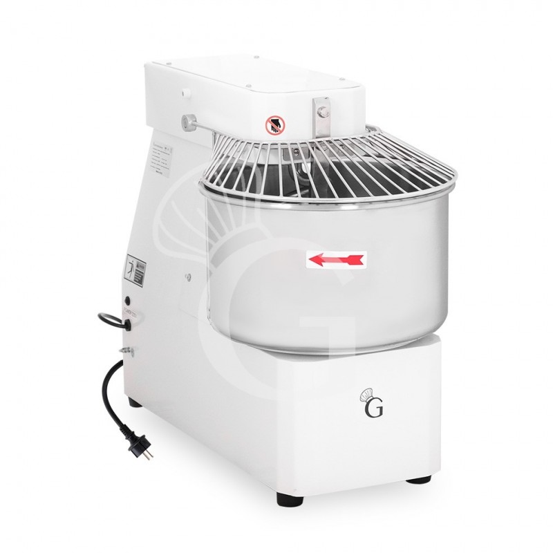 Impastatrice a testa e vasca fisse - 42 LT - Monofase - 1 velocità