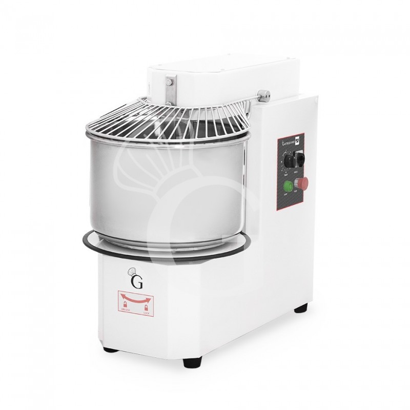 Impastatrice a spirale vasca estraibile - 30 LT - Monofase - 1 velocità
