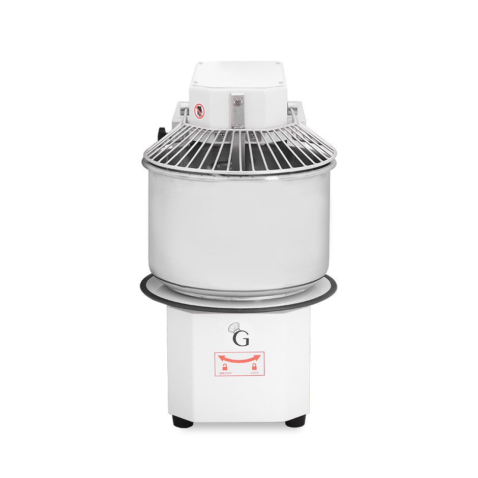 Impastatrice a spirale vasca estraibile - 30 LT - Trifase - 2 velocità