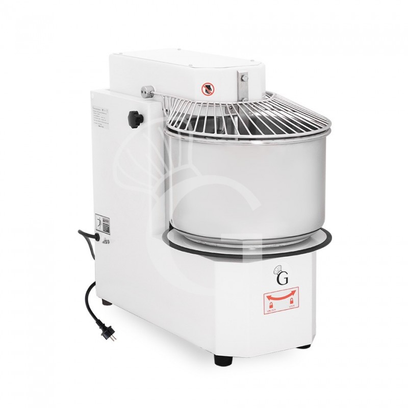 Impastatrice a spirale vasca estraibile - 40 LT - Monofase - 1 velocità