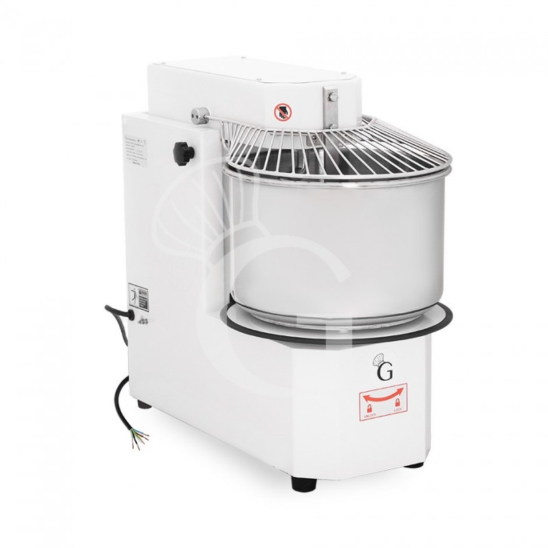 Impastatrice a spirale vasca estraibile - 50 LT - Trifase - 2 velocità