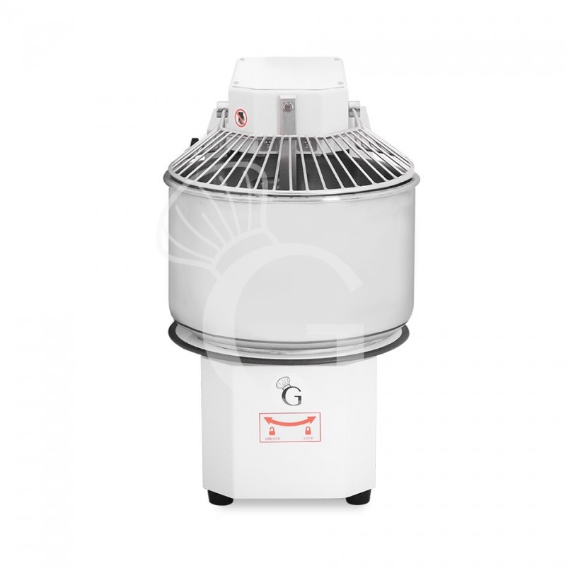 Impastatrice a spirale vasca estraibile - 50 LT - Trifase - 2 velocità