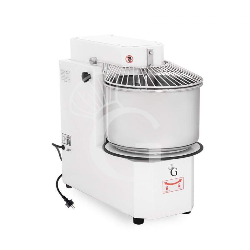 Impastatrice a spirale vasca estraibile - 20 LT - Monofase - 1 velocità