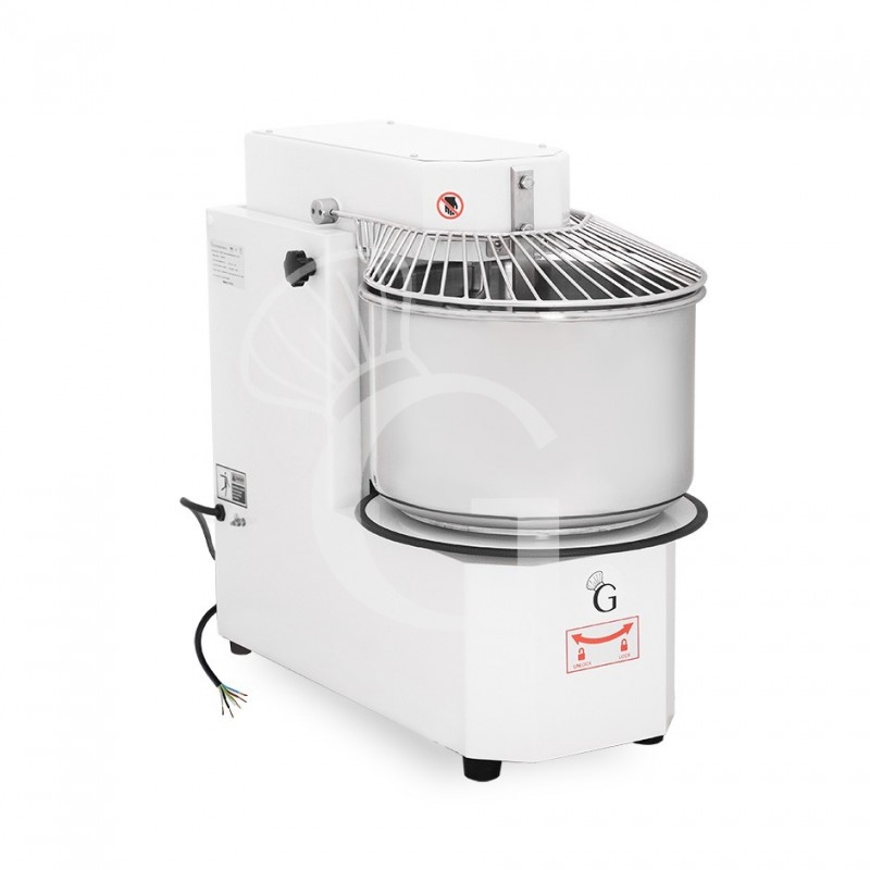 Impastatrice a spirale vasca estraibile - 20 LT - Trifase - 2 velocità
