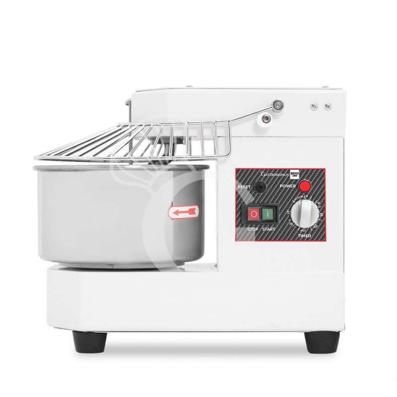 Impastatrice a testa e vasca fisse - 8 LT - Monofase - 1 velocità