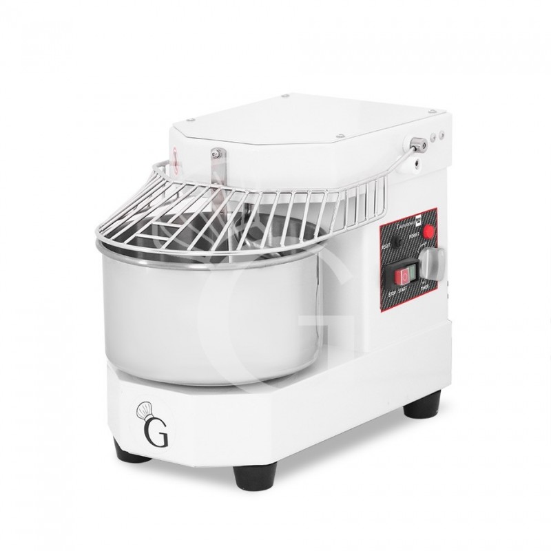 Impastatrice a testa e vasca fisse - 8 LT - Monofase - 1 velocità