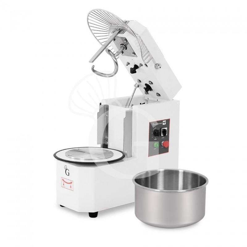 Impastatrice a spirale vasca estraibile - 30 LT - Monofase - 1 velocità