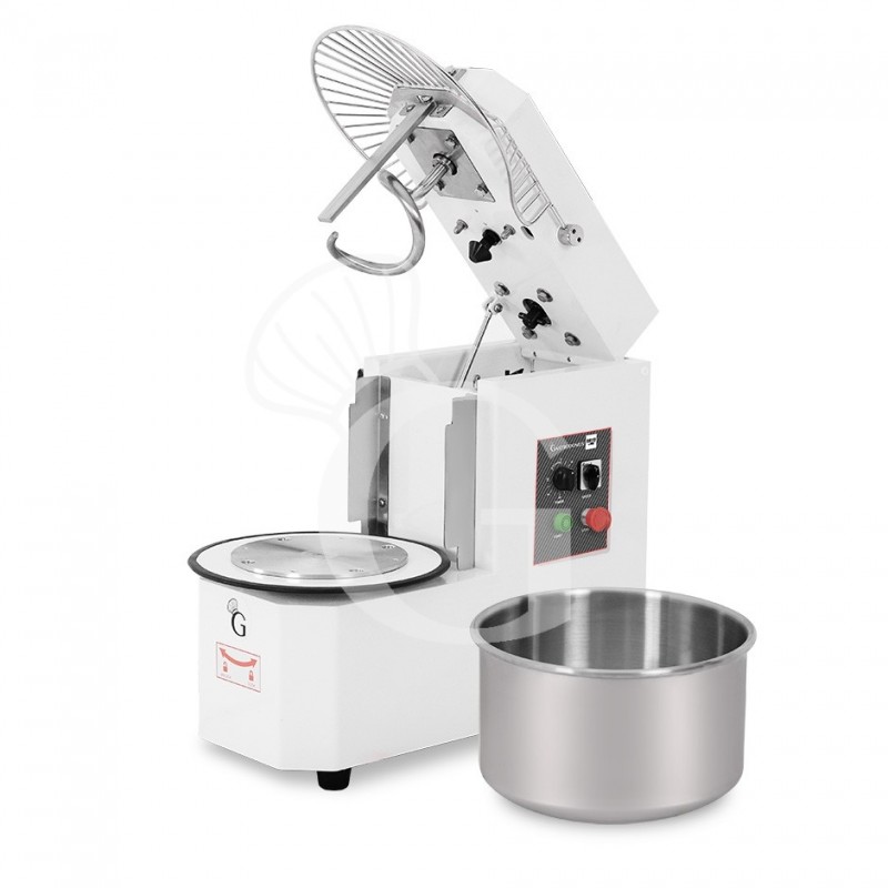 Impastatrice a spirale vasca estraibile - 40 LT - Monofase - 1 velocità