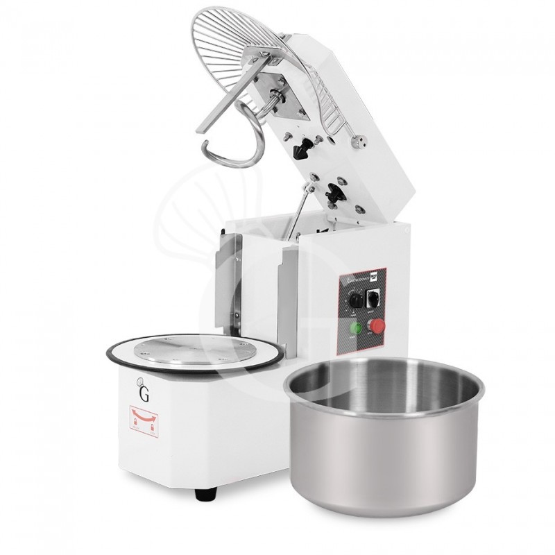 Impastatrice a spirale vasca estraibile - 50 LT - Trifase - 2 velocità