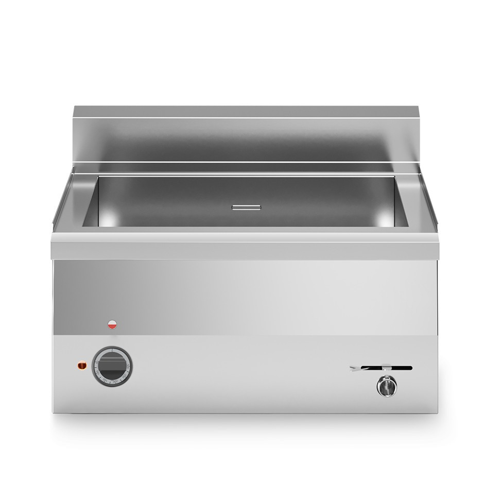 Bagnomaria elettrico da banco predisposto per bacinelle GN h 150 mm L 600 mm x P 600 mm