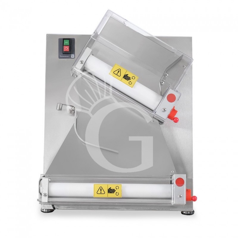 Stendipizza in inox con rulli inclinati in POM per pizza diam. 10/40 cm Stendipizza in inox con rulli inclinati in POM per pizza diam. 10/40 cm