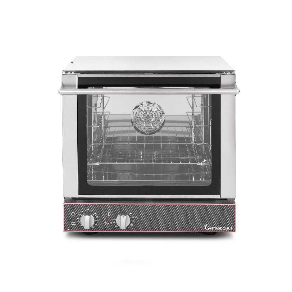 Forno elettrico per pasticceria, comandi meccanici, porta a ribalta, monofase per 4 teglie 460x340 mm