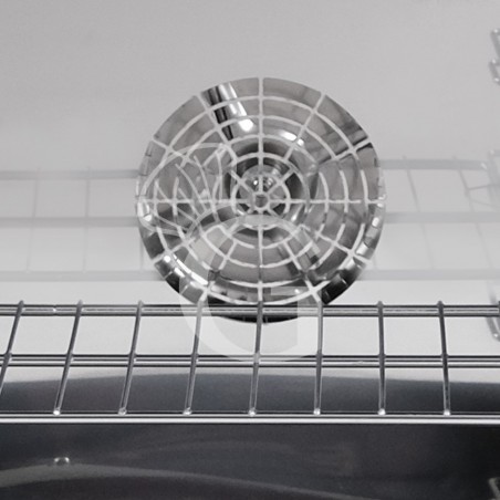 Forno elettrico per pasticceria, con umidificatore, comandi meccanici, porta a ribalta, monofase per 4 teglie 600x400 mm + GN1/1 Forno elettrico per pasticceria, con umidificatore, comandi meccanici, porta a ribalta, monofase per 4 teglie 600x400 mm + GN1/1