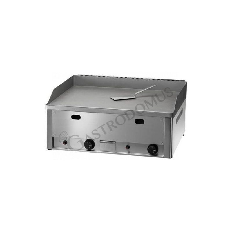 Fry Top da banco a gas piastra liscia cromata doppia 8000 W - dimensioni L 665 mm x P 600 mm x H 300 mm Fry Top da banco a gas piastra liscia cromata doppia 8000 W - dimensioni L 665 mm x P 600 mm x H 300 mm