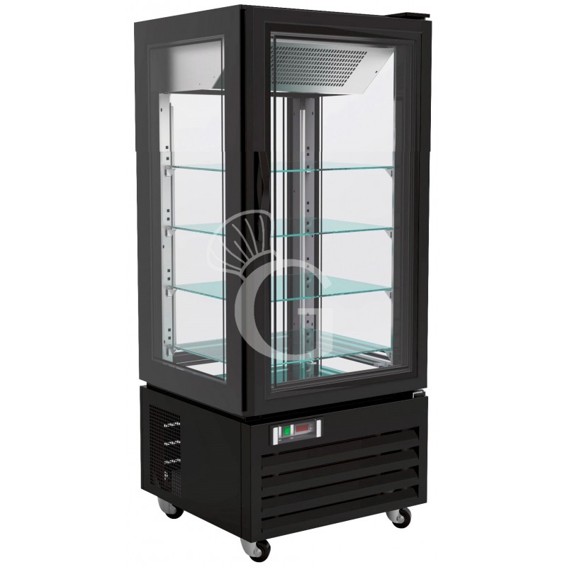 Espositore Refrigerato Ventilato Bibite color nero 280 LT +2°C / +8°C classe energetica C