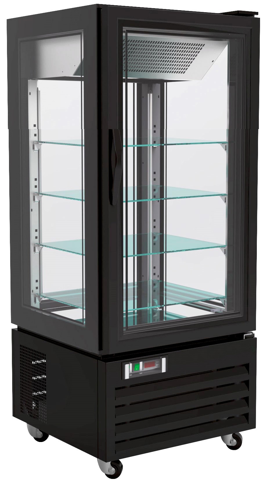 Espositore Refrigerato Ventilato Bibite color nero 280 LT +2°C / +8°C classe energetica C