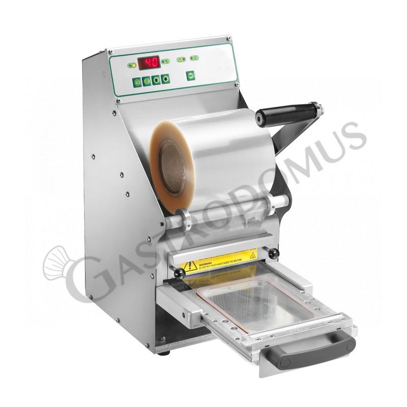 Termosigillatrice manuale in acciaio inox, larghezza film 150 mm, potenza 0,5 kW Termosigillatrice manuale in acciaio inox, larghezza film 150 mm, potenza 0,5 kW