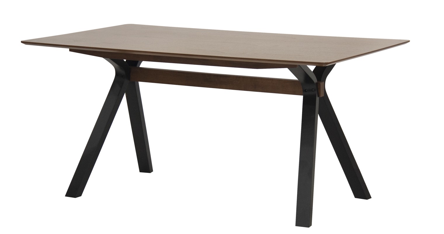 Tavolo in legno massello, piano in MDF impiallacciato
