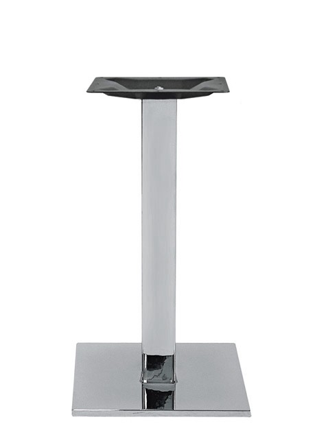 Base in acciaio cromato piedini regolabili altezza 72 cm