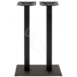 Base doppia in acciaio inox...