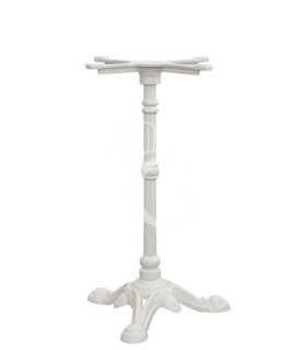 Base in ghisa verniciata, piedini regolabili altezza 710 mm