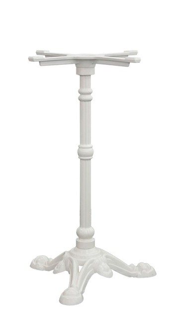 Base in ghisa verniciata, piedini regolabili altezza 710 mm