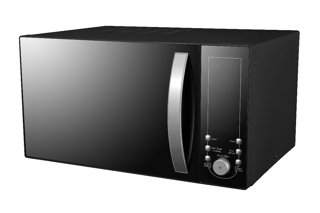 Forno a microonde con comandi digitali e piatto girevole - capacità 25 LT - 0,9 KW