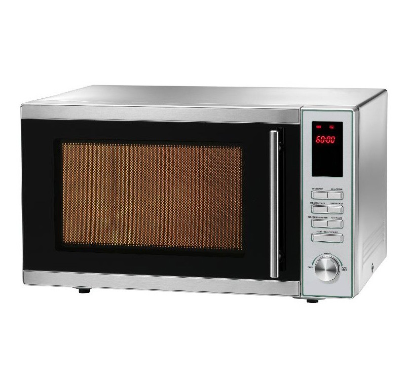 Forno a microonde con convezione, grill, comandi digitali e piatto girevole diametro 300mm, capacità 25 LT -2,4 kW - 1 magnetron