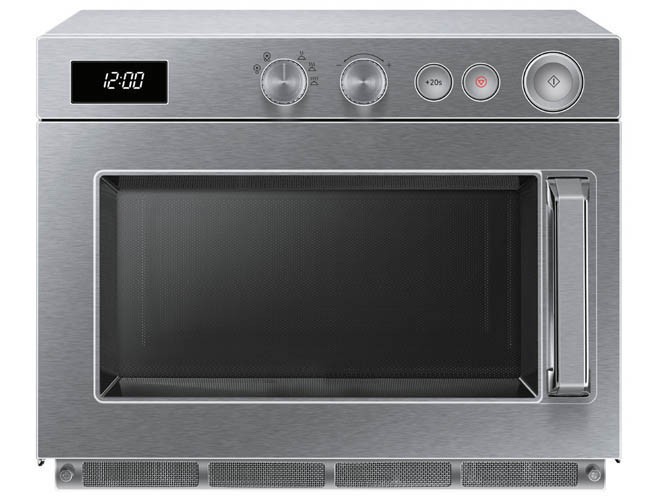 Forno a microonde sovrapponibile con pannello manuale, capacità 26 LT, 1,85 KW, 2 magnetron e luce interna