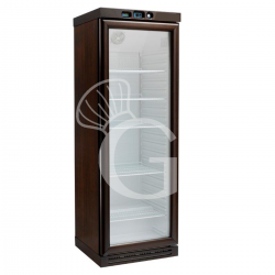 Cantinetta per vini refrigerazione statica - capacità 310 LT - temp. +2°C/+8°C wengè