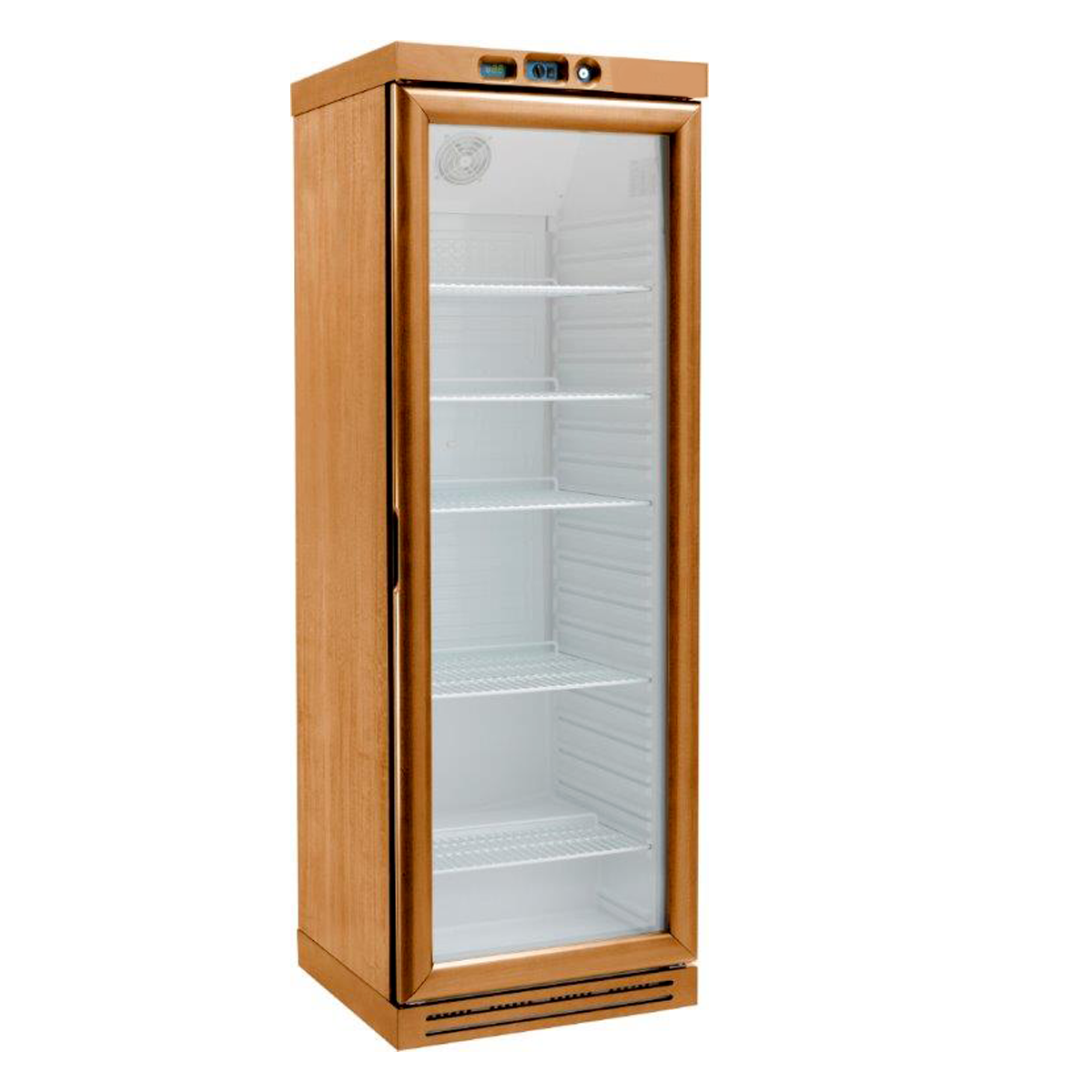 Cantina Vino Statica 6 ripiani fissi 340 LT 90 bottiglie -18°C / -22°C beige / bianco