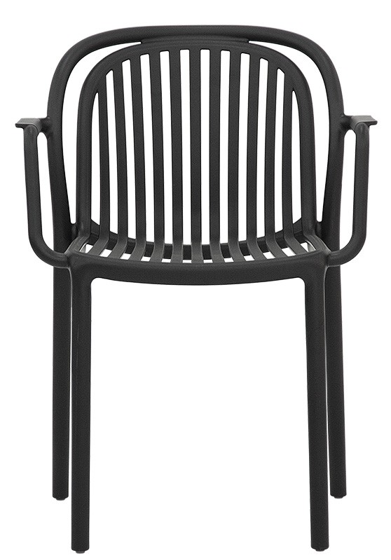 Poltroncina con struttura, seduta e schienale in polipropilene - colori vari