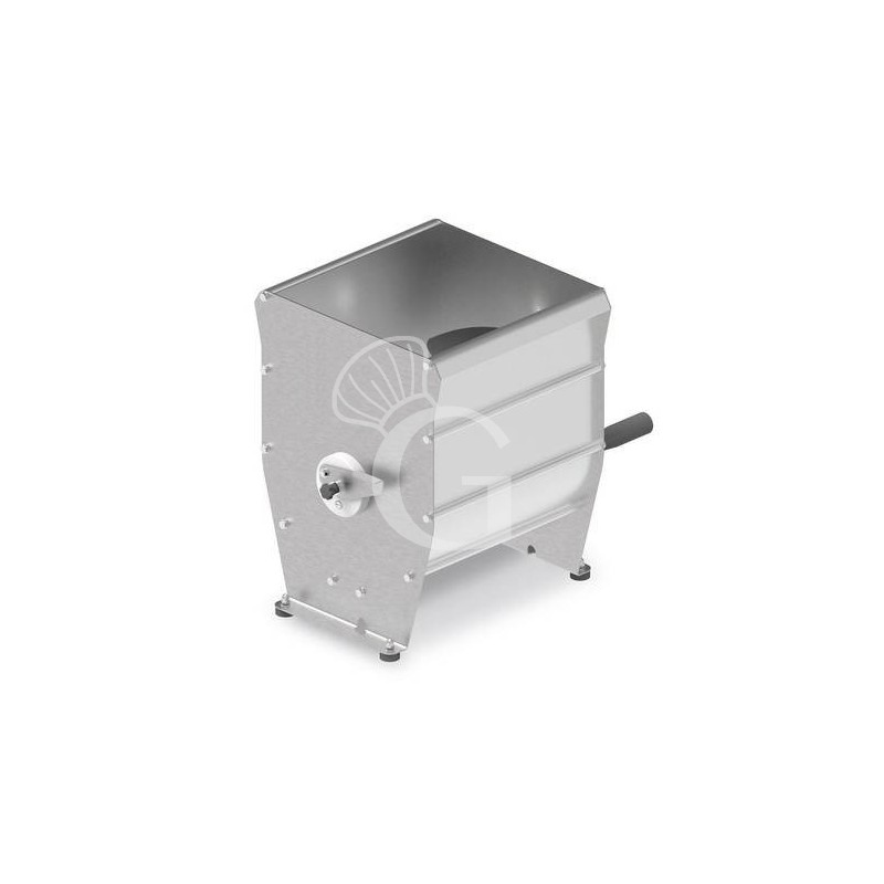 Impastatrice manuale per carne monopala con capacità massima 20 Lt