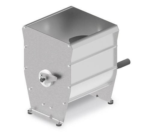 Impastatrice manuale per carne monopala con capacità massima 20 Lt