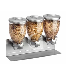 Dispenser cereali a mulino triplo L 540 mm x P 170 mm x H 395mm