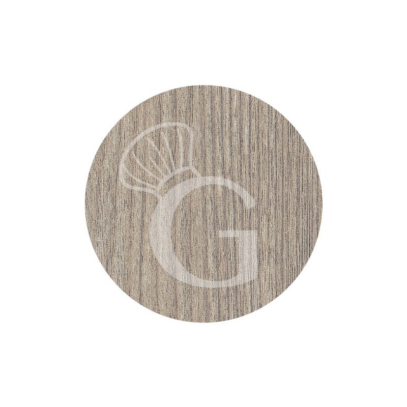 Piano rotondo in stratificato HPL grey wood, Ø 700 mm, spessore 10 mm
