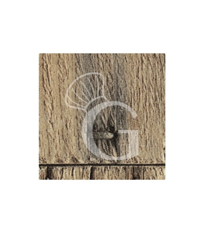 Piano quadrato in stratificato HPL apple crates, 700x700 mm, spessore 10 mm