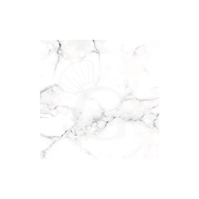 Piano quadrato in stratificato HPL statuario, 700x700 mm, spessore 10 mm