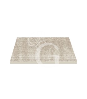 Piano quadrato in stratificato HPL sleek light grey, 700x700 mm, spessore 10 mm
