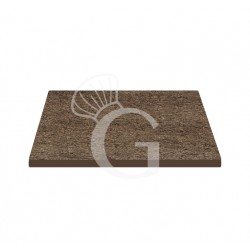 Piano quadrato in stratificato HPL, 800x800 mm, spessore 10 mm, colore Old Paint