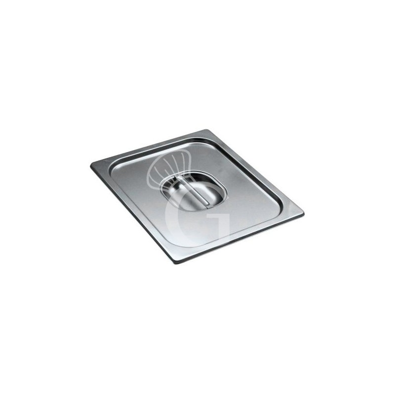 Coperchio in acciaio inox GN1/1 L 530 mm x P 325 mm