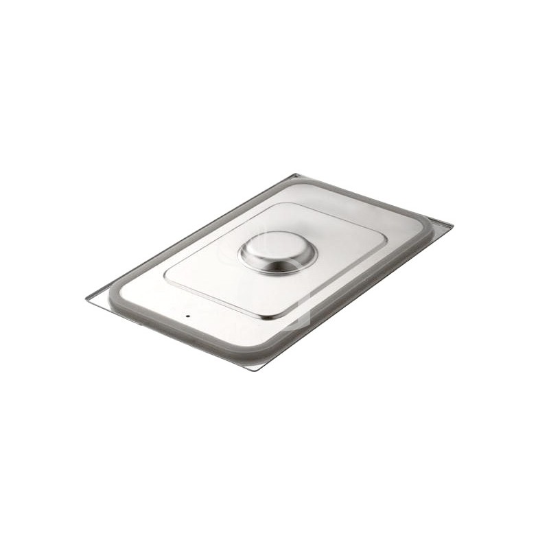 Coperchio in acciaio inox a tenuta GN1/1 L 530 mm x P 325 mm
