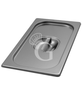 Coperchio in acciaio inox a tenuta GN1/3 325 mm x 175 mm