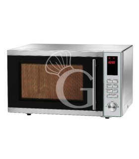 Forno a microonde con grill, comandi digitali e piatto girevole - capacità 25 LT - 1,45 kW