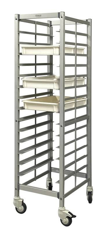 Carrello per 14 cassette impasti pizza L 620 mm x P 480 mm x H 1170 mm