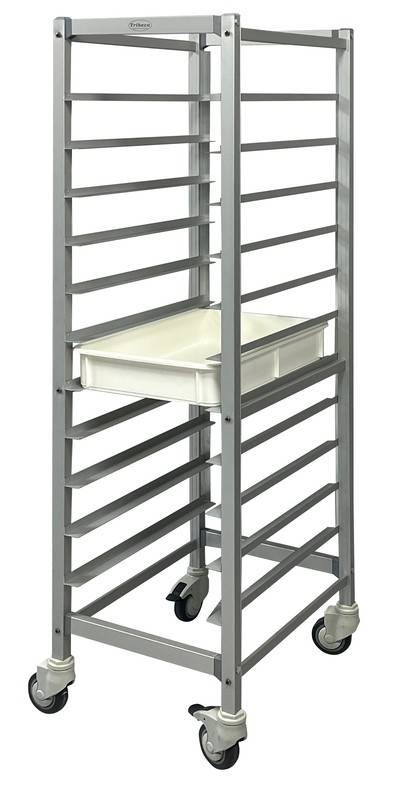 Carrello per cassette impasti pizza L 620 mm x P 480 mm x H 1170 mm