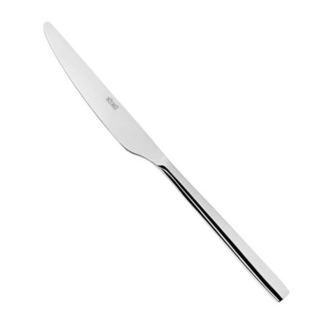 Coltello tavola monoblocco in acciaio inox L 231 mm