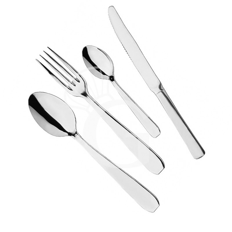Coltello da tavola monoblocco in acciaio inox L 220 mm