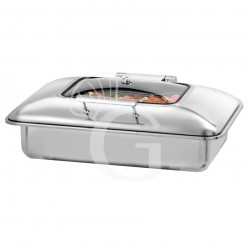 Chafing Dish con coperchio GN1/1 per induzione L 580 x P 420 x H 205 mm